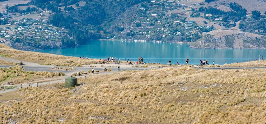 car park at top of track