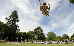 Christchurch Botanic Gardens playground. 