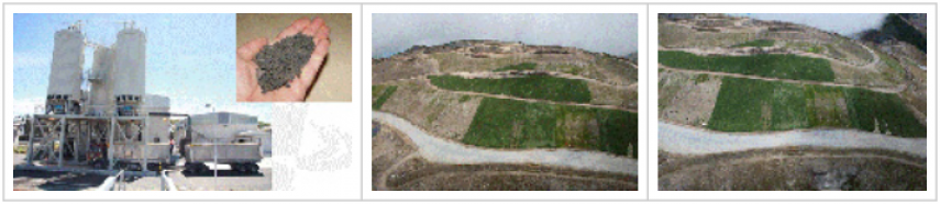 The new biosolids dryer and the application of biosolids at Mt Fred.