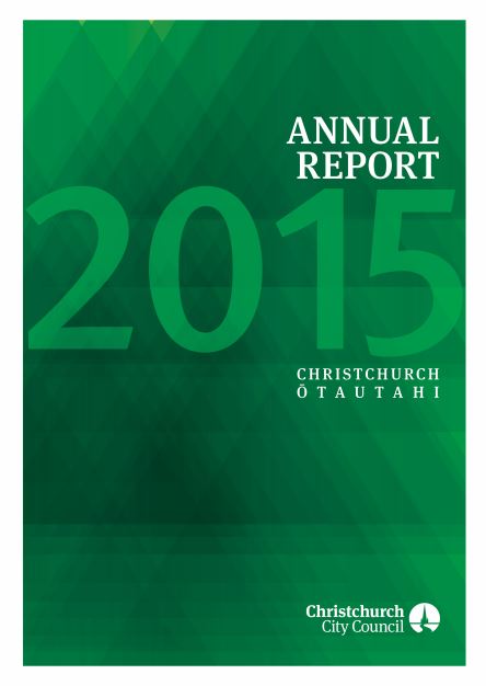 2015 Annual Report cover image