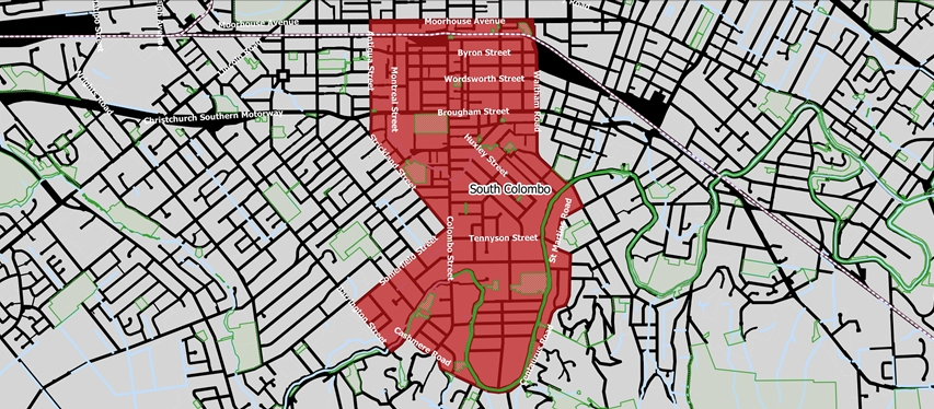 South Colombo alcohol ban area map