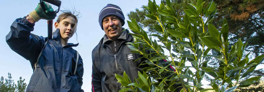 People tree planting