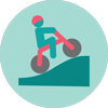 Bikes in schools icon