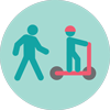 Walk or Wheel icon v2