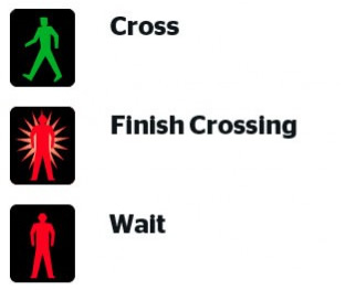 Signal crossing guiide